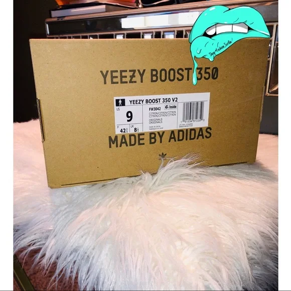 YEEZY Citrin Boost 350 V2 NF/NWT - Picture 7 of 9